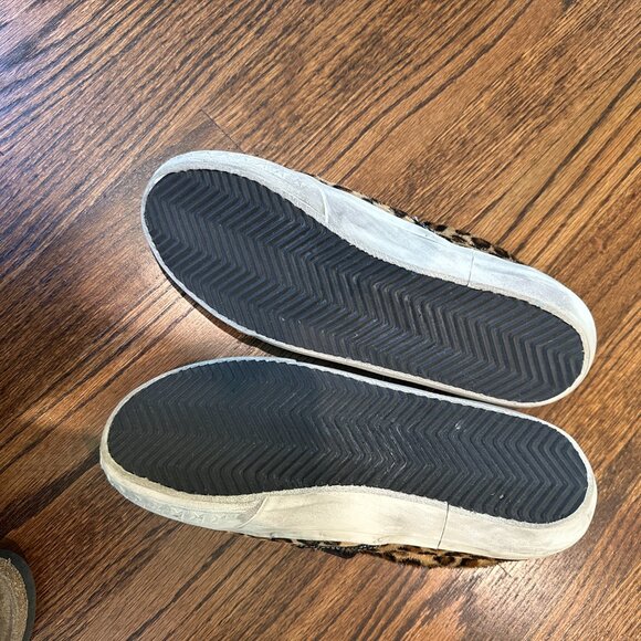 Golden Goose VCE Penstar in leopard-print pony skin with black leather heel tab - Picture 5 of 6